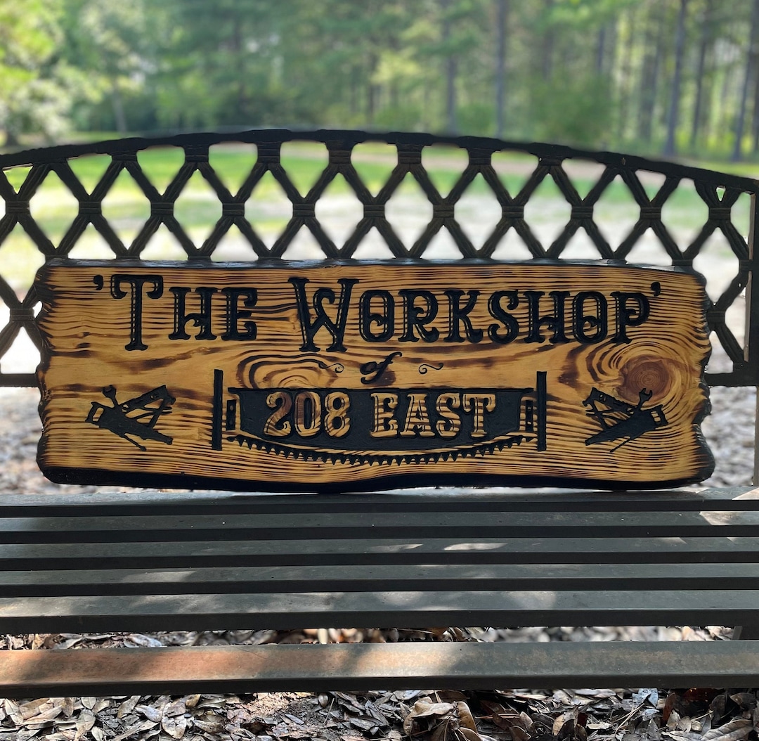 Rustic Outside Signs Pine Sign - Torched - Live Edge - Personalized - Custom Design - Rustic ...