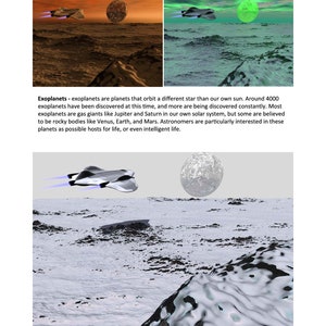 Arctic Planet Science Fiction coloring home schooling