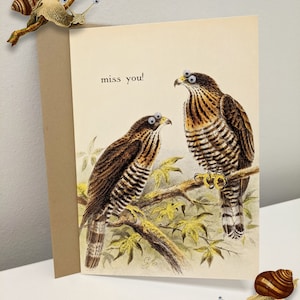 Miss You!  Greeting Card with googly eyes