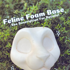 Read description DO NOT BUY - Expanding Foam Toony Feline Foam Head Base