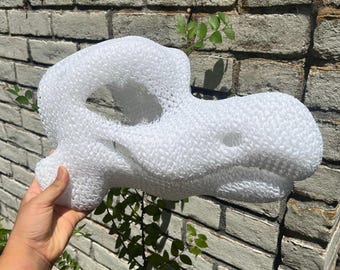 3D-gedruckte Lachsfisch-TPU-Fursuit-Kopfbasis, Cartoon-Fischmaske