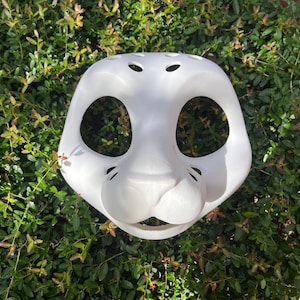 Feline Kitty Cat Fursuit Head Base 3D Printed Fursuit Mask, Kitten Animal Toony Feline Head PLA
