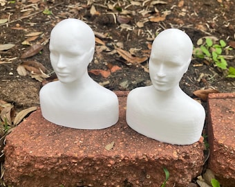 3D Gedruckte Mini Schaufensterpuppe Büste zum modeln