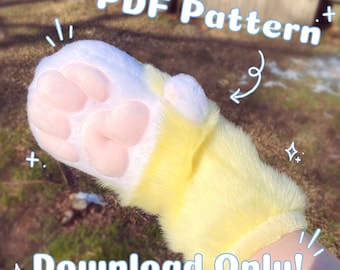 Mochi Mitten Paw 2.0 Pattern and Instructions 2024 (Read Description)