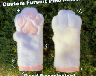 CUSTOM Fursuit Paw Handschuhe ( BESCHREIBUNG LESEN) Noch nicht kaufen