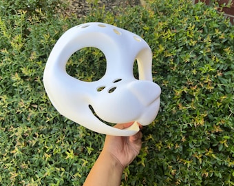 3D-geprint hoofd hondenbontpak, Toony puppymasker