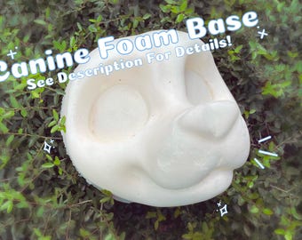 Read description DO NOT BUY - Expanding Foam Toony Canine Foam Head Base