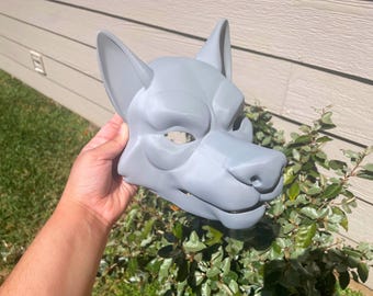 Wolf Wölfe Fursuit Kopf Basis 3D Gedruckt Fursuit Maske, Tier Cosplay Therian