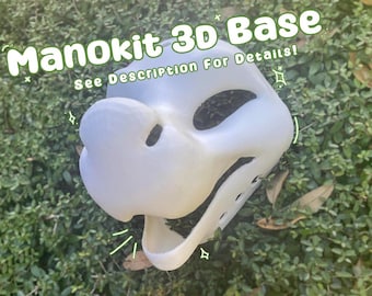 3D-geprinte hoofdbasis manokit fursuit, cosplaymasker