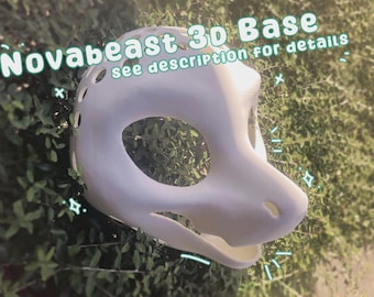 Novabeast 3D gedruckte Fursuit Head Base, Tier Cosplay Maske