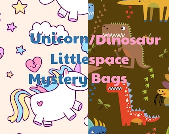 Dinosaur/Unicorn Littlespace Mystery Bags