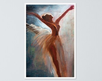 Edgar Degas Majestic Ballerina - Obraz olejny w ramie - Różne opcje rozmiarów