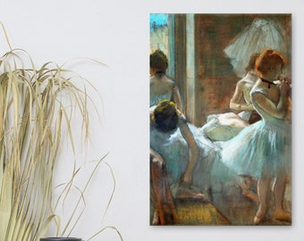 Edgar Degas Danseuses Dancers (1885) - Słynny obraz baletowy na płótnie - Wiele rozmiarów