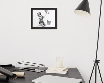 Poster 'Painting For Saints' Banksy Style – 20,3 X 25,4 Cm, Ungerahmt