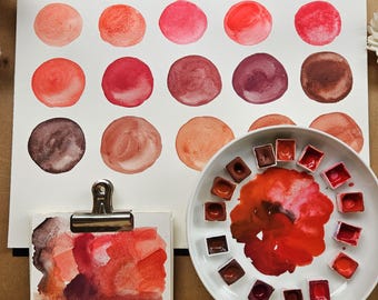 Red Shade Pigments: Natural Art Paint - 20gr 50gr