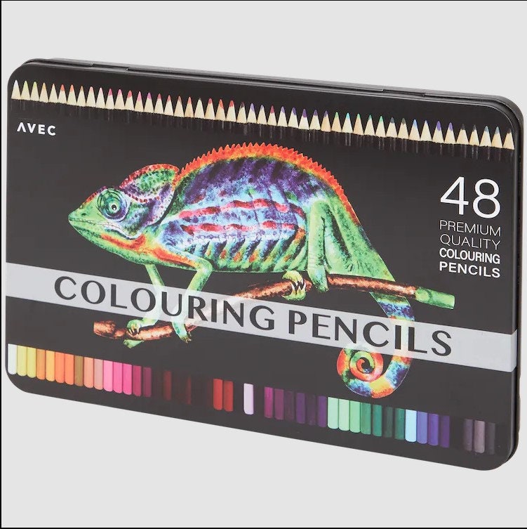 Colored Pencils Set 220 Pencils Set,18 Colors,48 Colors Avec