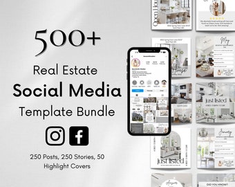 Real Estate Social Media, Realtor Social Media, Realtor Marketing Instagram Posts Templates, Real Estate Instagram, Real Estate Facebook