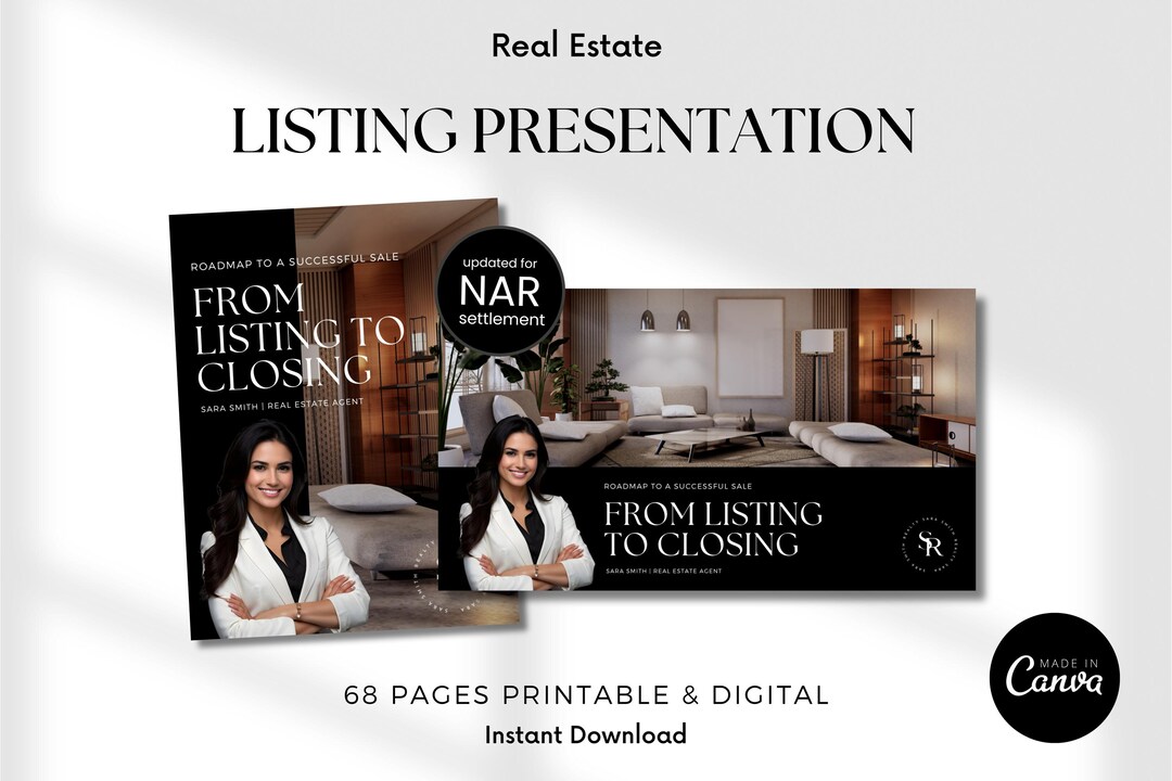 Real Estate Seller Presentation, Listing Presentation NAR Settlement ...