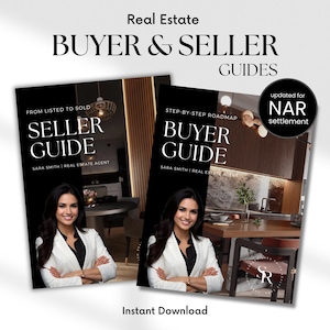 Real Estate Buyer and Seller Guide, Buyer Guide Real Estate, Listing Presentation for Real Estate, Home Buyer Guide, Real Estate Marketing