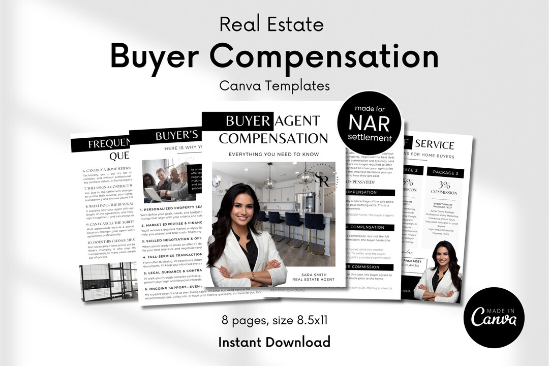 Buyer Agent Compensation Packet, Buyer Commission Explained, Real ...