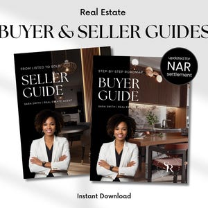 Real Estate Buyer & Seller Guide, Buyer Guide Real Estate Listing Presentation for Real Estate Agents Home Buyer Guide Real Estate Marketing
