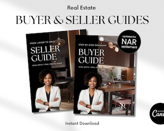 Real Estate Buyer & Seller Guide, Buyer Guide Real Estate Listing Presentation for Real Estate Agents Home Buyer Guide Real Estate Marketing