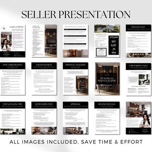 Listing Presentation & Buyer Presentation Real Estate Presentation Bundle, Real Estate Guides Canva,  Seller and Buyer Presentation Bundle