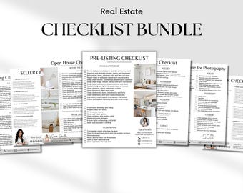 Checklistbundel onroerend goed, checklist koper/verkoper, pre-listing, verhuizing en sluiting