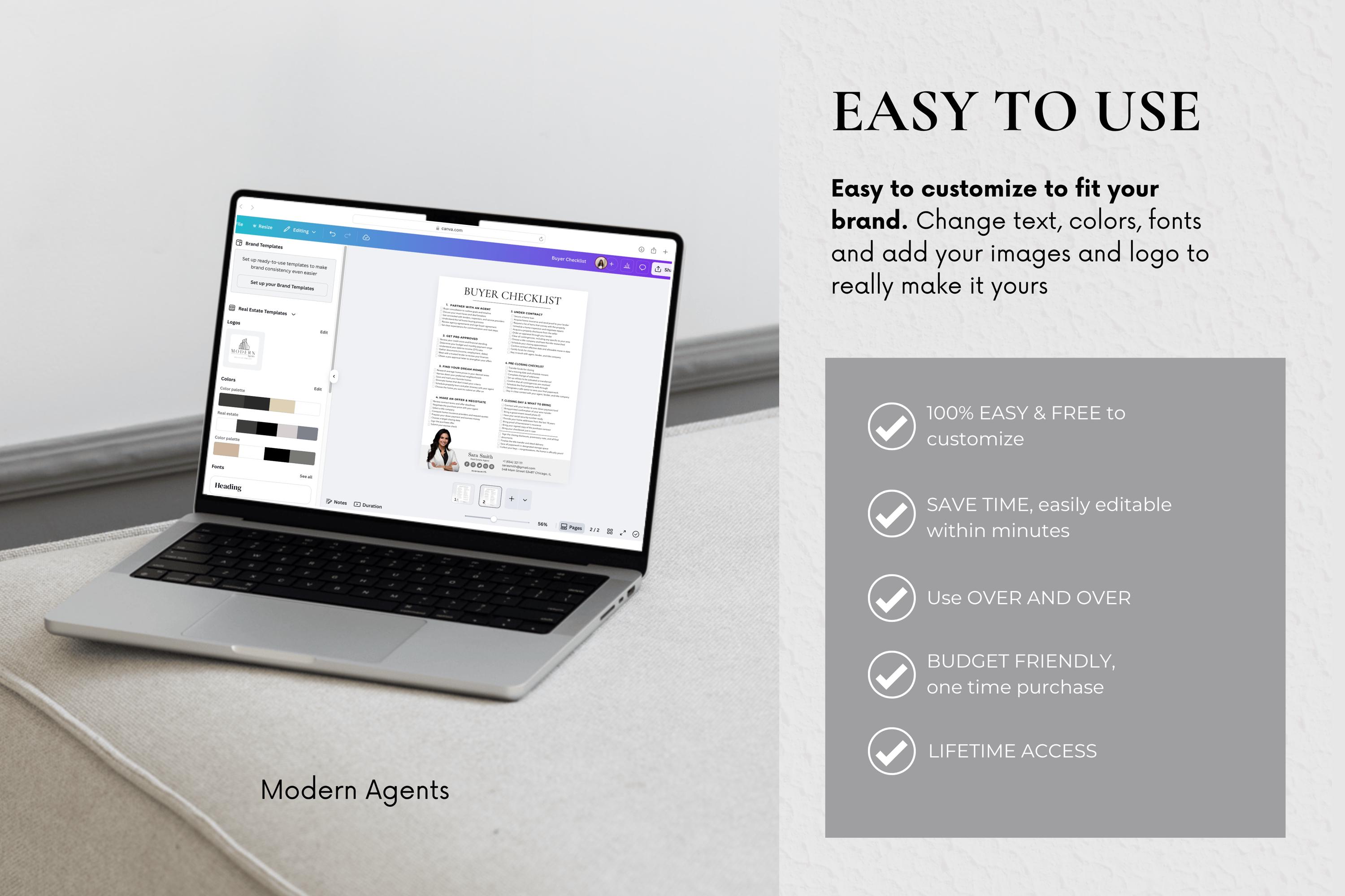 Buyer Seller Checklist Bundle for Real Estate Agents Client Handouts ...