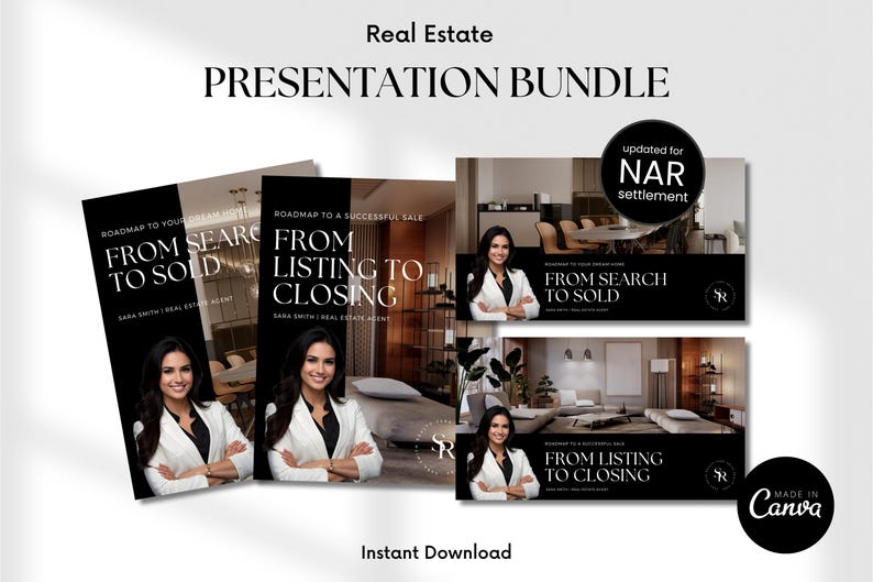 Real Estate Presentation Bundle Listing Presentation & Buyer ...