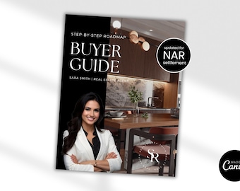 Real Estate Home Buyer Guide, NAR Settlement, Real Estate Marketing, Buyers Agent Commission, Real Estate Canva Template, Buyers Agreement