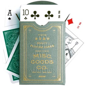 Misc Goods Co. Illustrated Playing Cards / Mountain Lake Supply