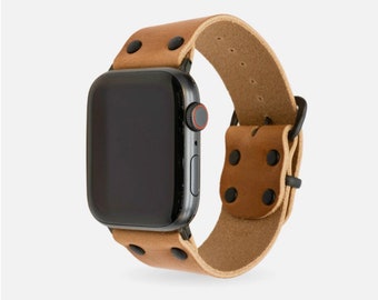 Range leather apple watch band discount