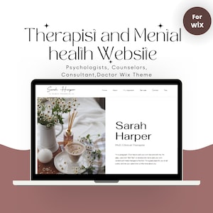 Therapist Wix Website Template Design for Psychotherapists and Consultants,Mental health,Doctor,counselor and freelancer Website Template