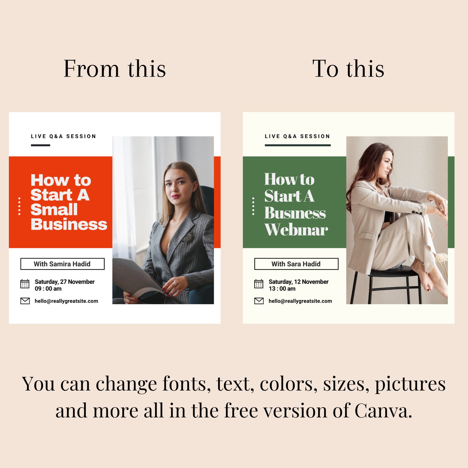 Bright and Clean Conference Instagram Social Media Template,conference ...