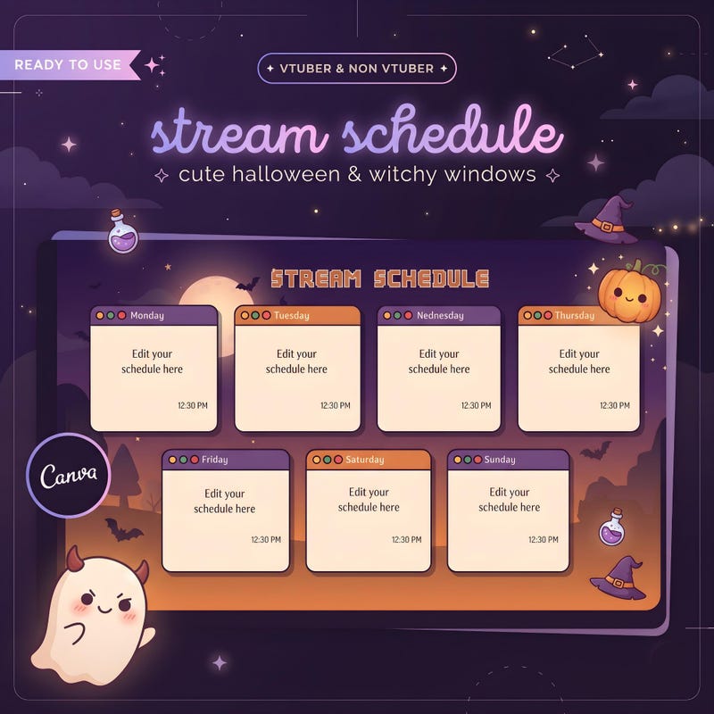 Witchy Stream Widget - Etsy