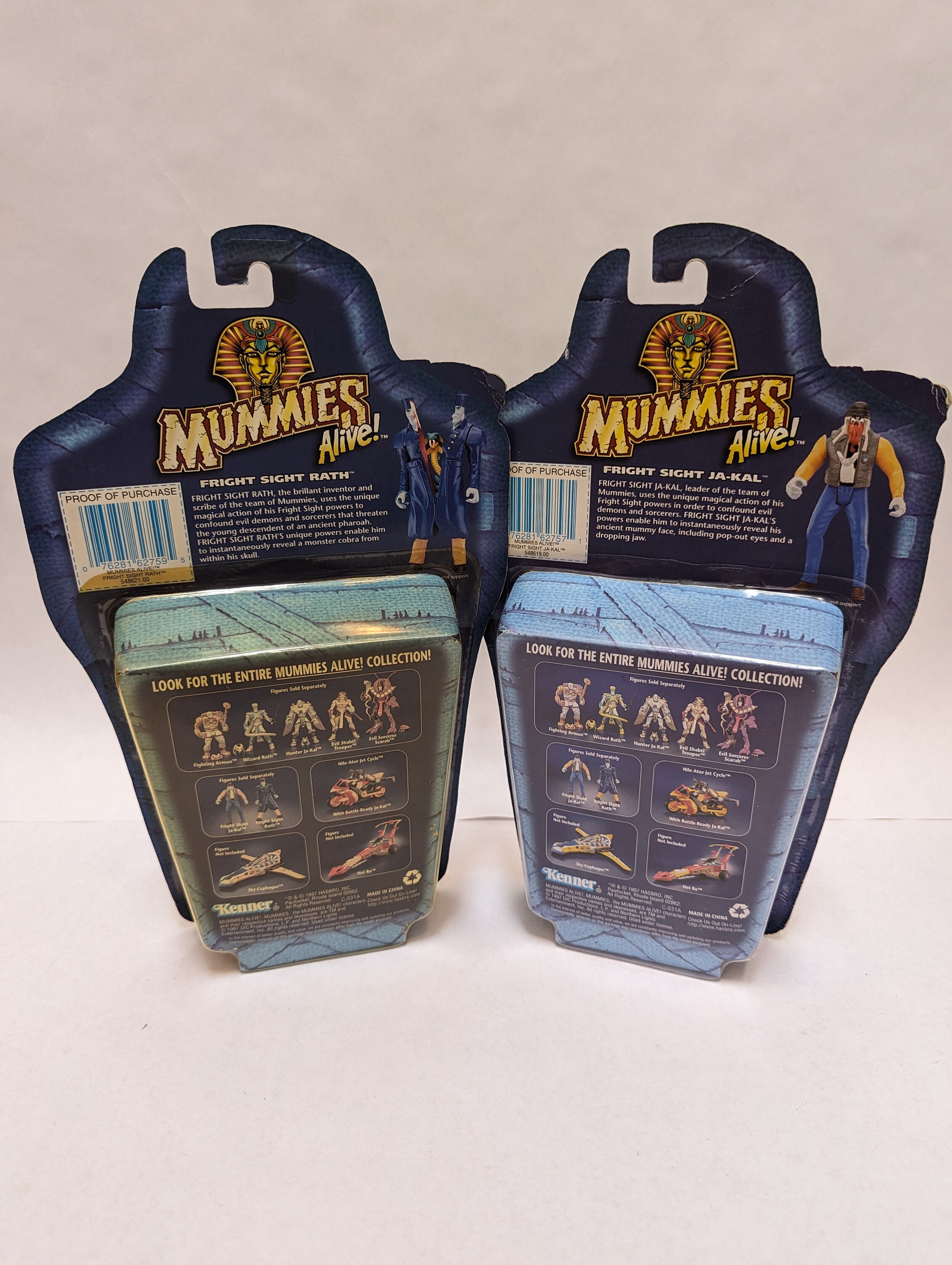 Fright Sight MUMMIES Alive! - Set of 2 - Ja-kal and Rath