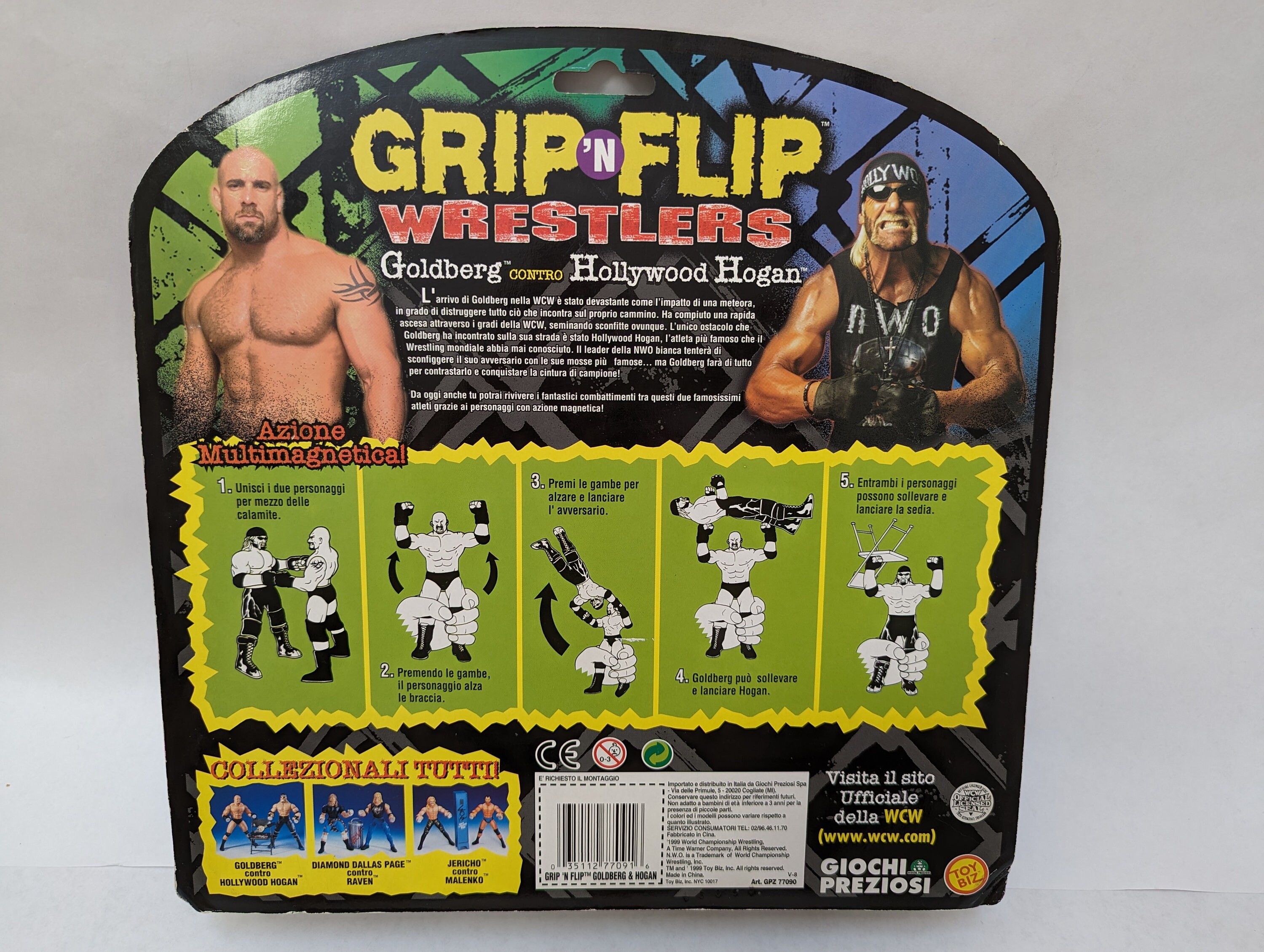 スポーツ Hollywood Hogan Goldberg Grip 'N Flip Hollywood Hulk Hogan & Goldberg WCW nWo Grip 'N Flip