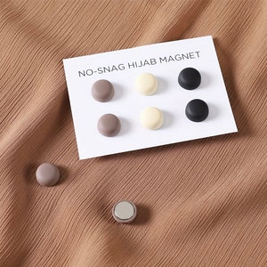Magnetic Hijab Buttons 4 Pairs Hijab Magnet Magnetic Pins Commercial  Strength Hijab Pins for Women Clothing Scarf Hijab Pin Buttons for Wom