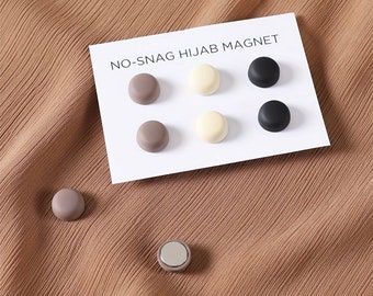 Hijab Magnetic Pins, macarons Hijab Magnet Pins for Women Clothing Scarf Magnets, Multi-Use Hijab Magnets Pinless for Hijab Magnets Buttons