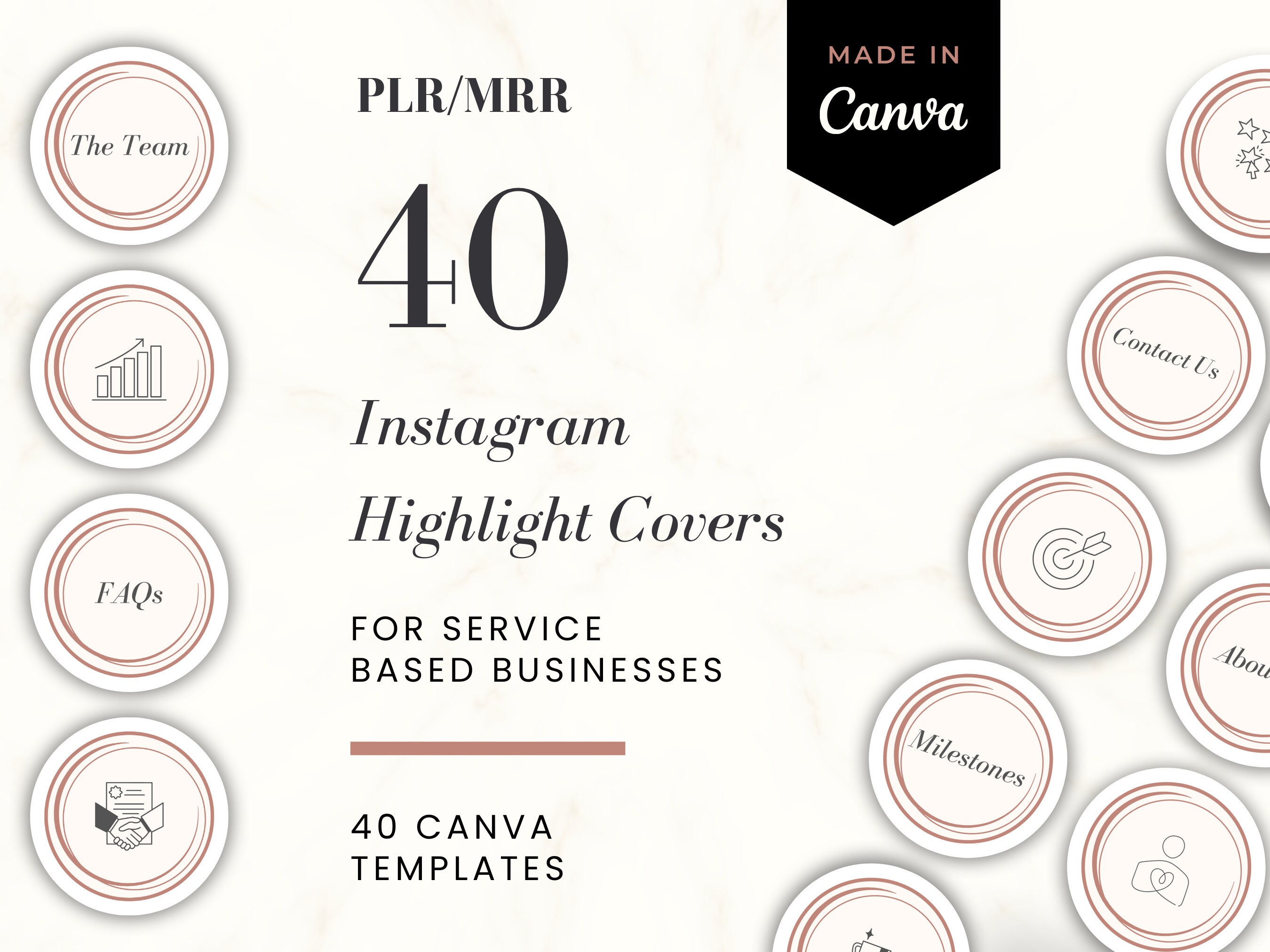 40 Service Business Instagram Highlight Covers | Master Resell Rights ...