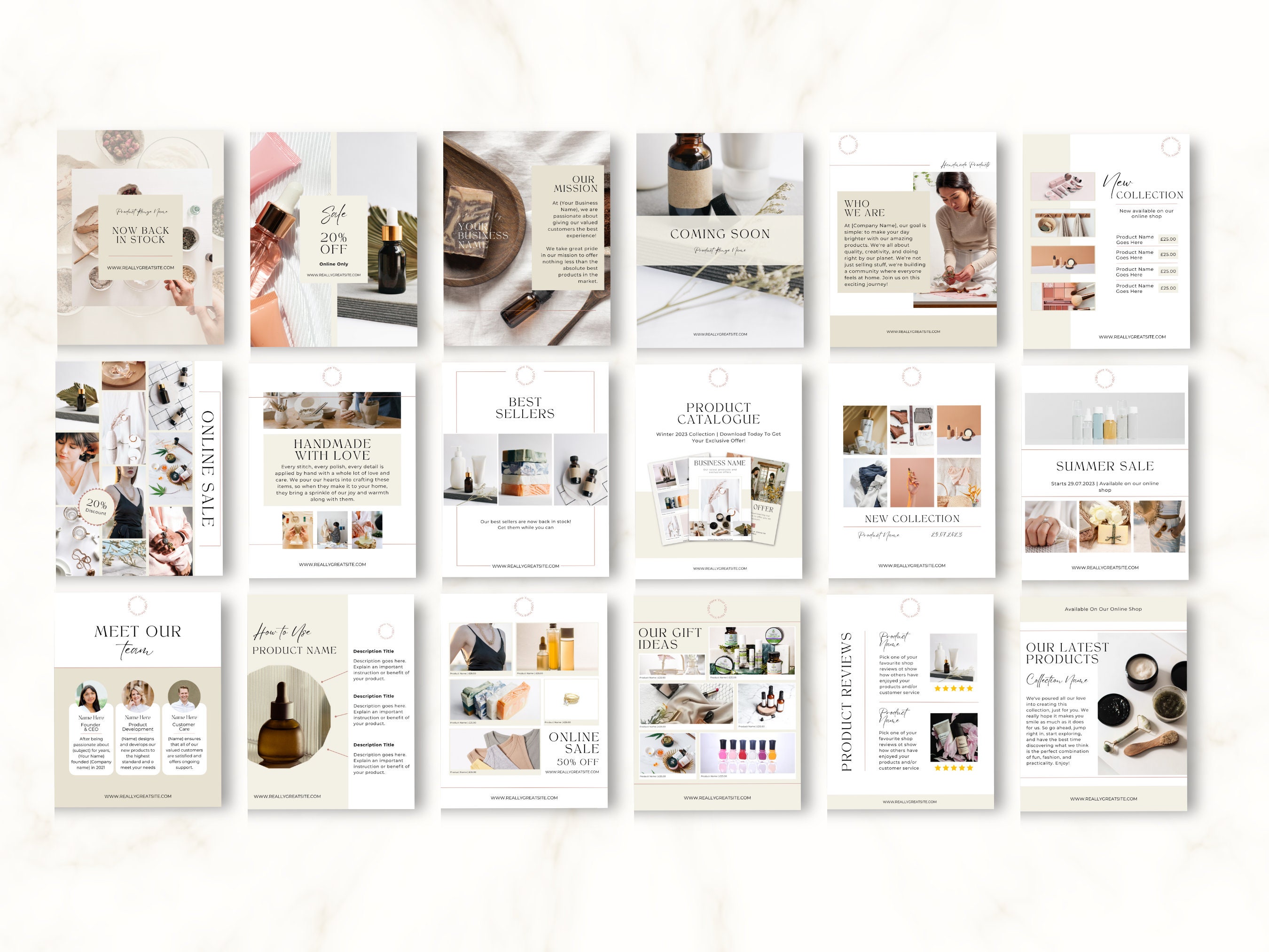 PLR Master Resell Rights 50 Product Business Instagram Canva Templates ...