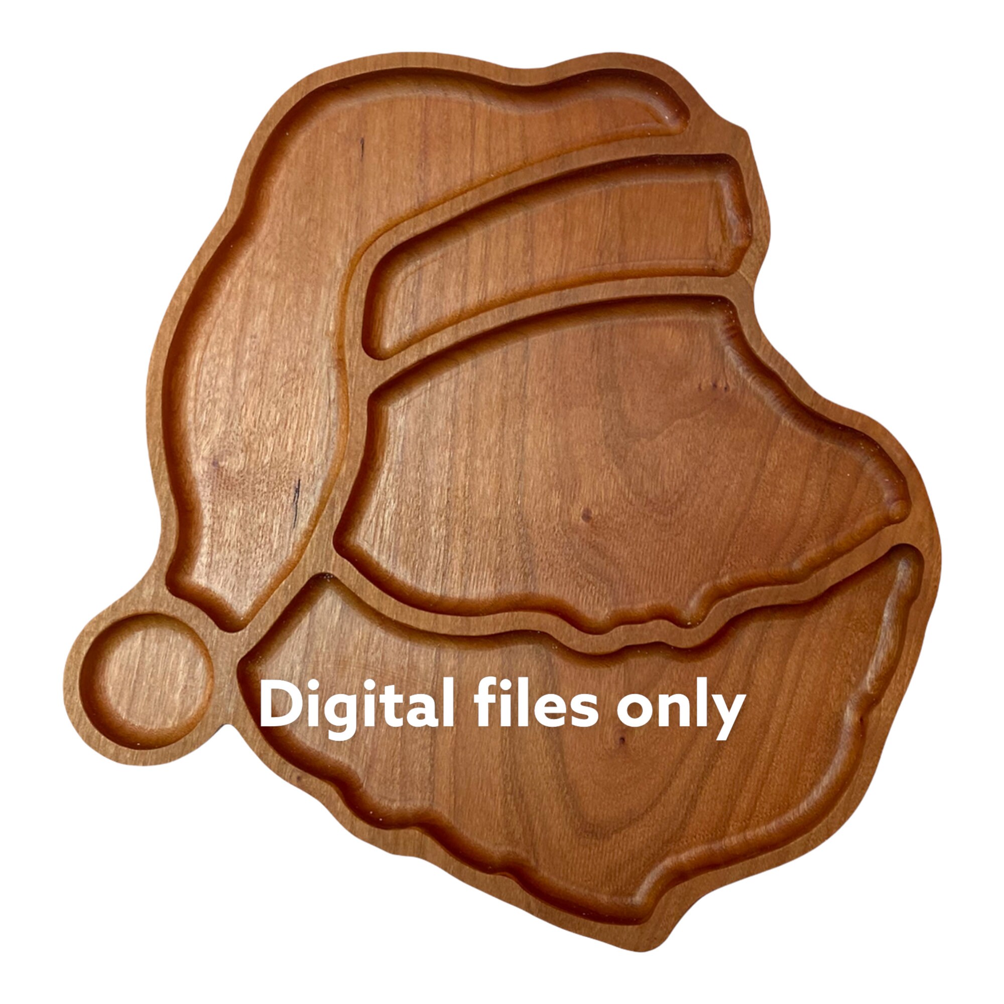 Santa Claus Tray File Digital Files ONLY Svg Dxf Ai Eps - Etsy