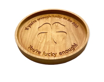 St Patrick’s Day lucky tray digital files - svg dxf ai eps pdf - designed for CNC router - Instant download