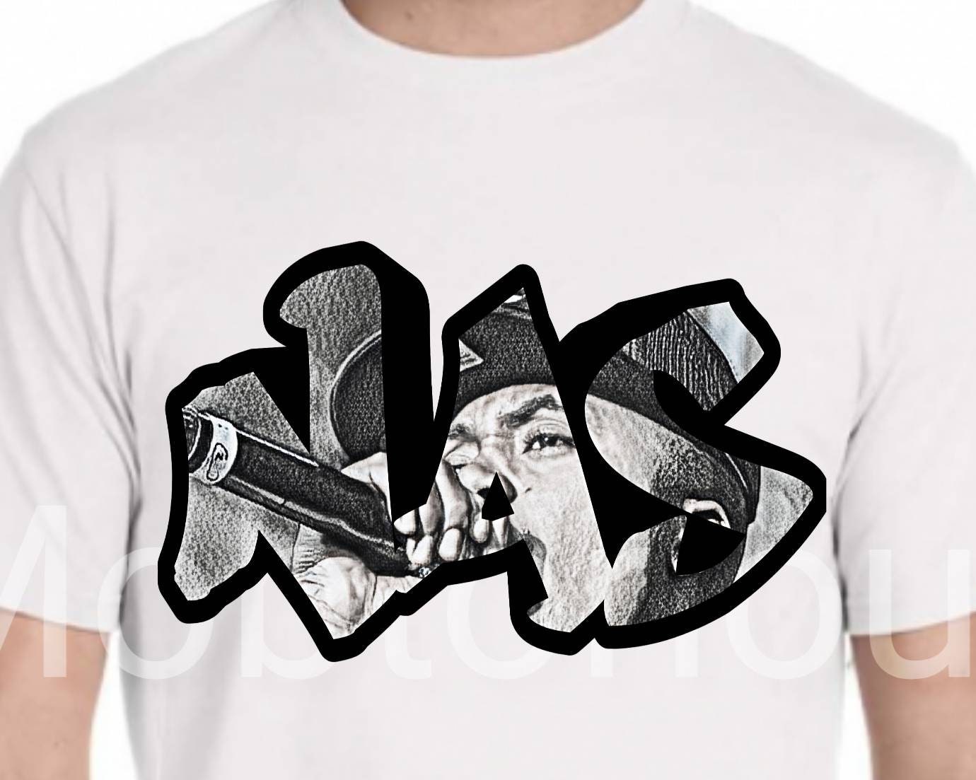 Nas Long Sleeve T-shirt Hip Hop Clothing 90s Rapper Shirt Rap 