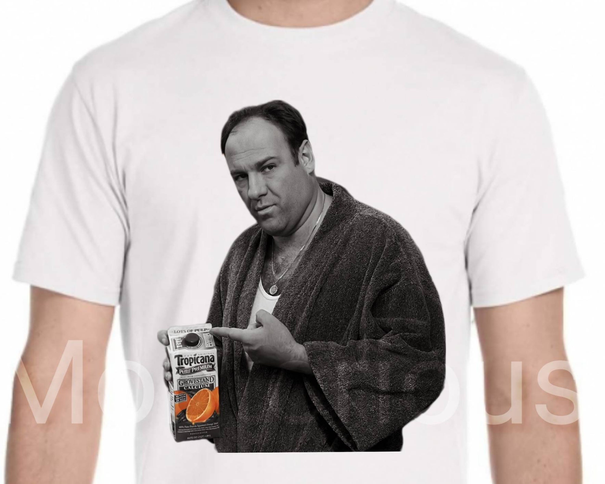 Discover The Sopranos Shirt  Tony Soprano Some Pulp T-Shirt (No Background)  Soprano Tee  Mafia Inspired  Street Wear