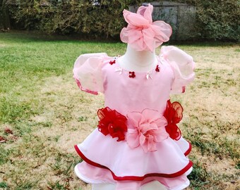 semi glitz pageant dress