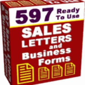 597 Cartas de ventas y formularios comerciales listos para usar