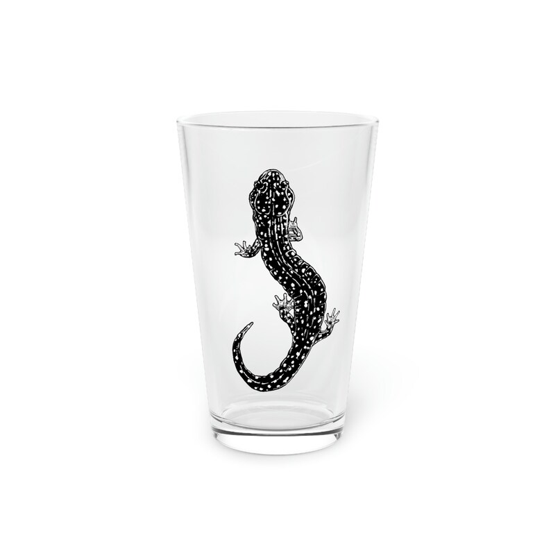 Speckled Salamander Pint Glass, 16oz image 1
