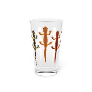 Ensatina Salamander Pint Glass